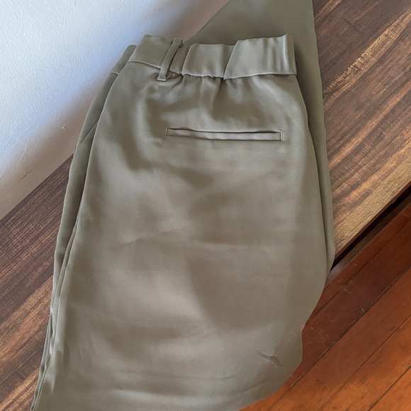Quince Olive Green Women's Trousers - Picture 7 of 8